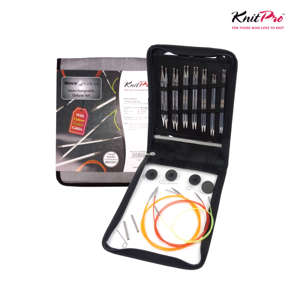 Nova Interchangeable Circular deluxe Needles Set